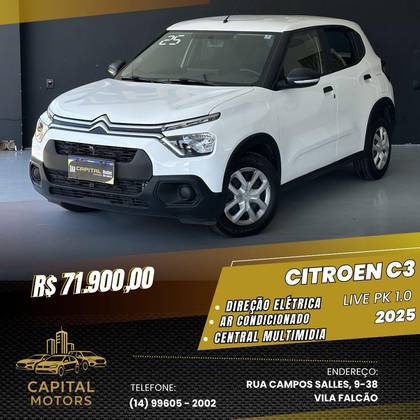 CITROËN C3 1.6 16V FLEX LIVE PACK AT6